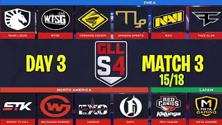 GLL PUBG Season 4 Grand Finals Day 3 - 15of18 | FULL MATCH