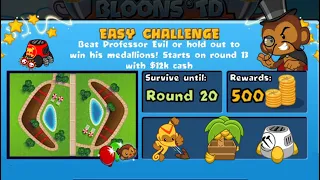 Bloons TD Battles -Professor Evil Challenge in BTD Battles |EASY