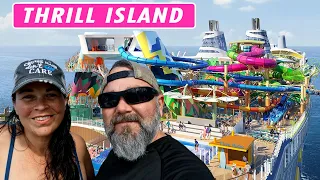 EXPERIENCING THRILL ISLAND ONBOARD ICON OF THE SEAS : THE WORLD'S LARGEST CRUISE SHIP