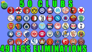 50 CLUBS Elimination Marble Race with 49 legs / Marble Race King