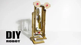 How to Make Walking Robot - Cardboard