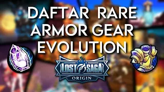 『Lost Saga Origin』List Rare Gear Evolution Armor