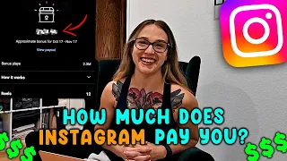 How Much INSTAGRAM Paid Me for 1MILLION VIEWS /  How to Make Money on Instagram !