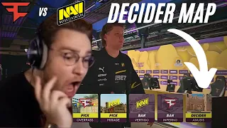 Ohnepixel Reacts To Historical Comback Decider Map | FaZe vs Navi Map 3