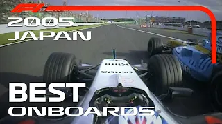 Kimi's Charge, Alonso At 130R And More | Emirates Best Onboards | 2005 Japanese Grand Prix