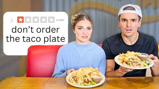 We Tried the Worst Rated Restaurants