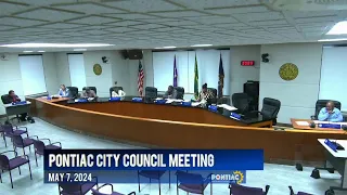 Pontiac City Council 5-7-24