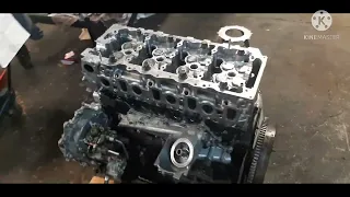 Toyota hilux 2kd engine Cylinder Head Install and Bolt torque sequence Full video