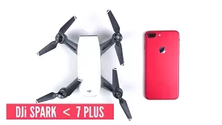 DJi Spark - самый маленький дрон размером с iPhone