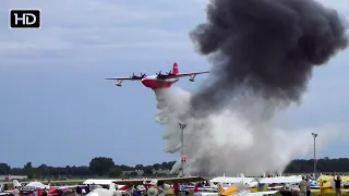 Martin Mars water bomber demo at the EAA AirVenture in Oshkosh