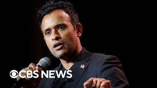 Vivek Ramaswamy discusses facing Gov. DeSantis in GOP primary