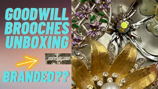 All Brooches Shop Goodwill Unboxing!