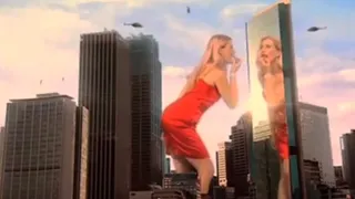 Giantess in Australian Film Awards Commercial