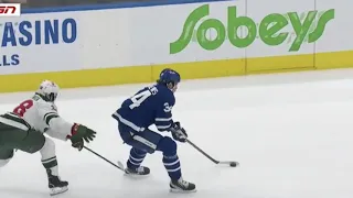 Auston Matthews SNIPES twice against the Wild to take the NHL lead in GOALS (Leafs)