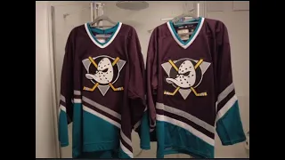 Comparing a CCM Vintage and an Adidas Team Classic Jersey