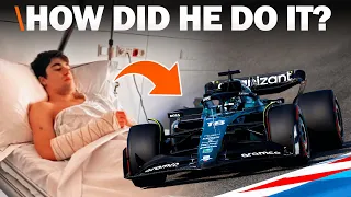 HOW did Lance Stroll race an F1 car with broken wrists?