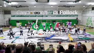 Cary Indoor Winds performing “Pollock” at Cary Family & Friends Showcase, 3/21/2024