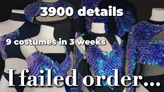 I FAILED ORDER… Costumes with scales Part 2