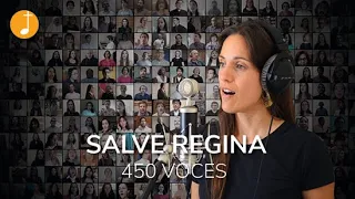 Salve Regina (simple tone) | 450 voices – virtual choir | Catholic Music