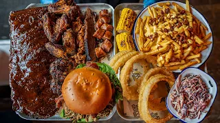 CHEF SAID: "IT'S IMPOSSIBLE!" BARE GRILLS SMOKEHOUSE DOUBLE TRAY BBQ CHALLENGE |  @LeahShutkever