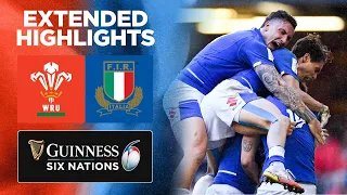 Wales v Italy | Extended Highlights | 2022 Guinness Six Nations