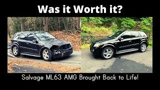 Cost to Buy, Ship, and Fix a Mercedes ML63 AMG from Copart