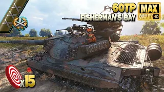 60TP heavy tank fighting for 3rd gun mark - World of Tanks