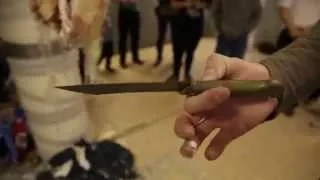 Прототип ножа Мрак.Тест ножа на поражающую способность.Knife test.Проект Чистота