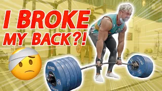 260kg Deadlift BROKE My Back ft Larry Wheels, Matt Does Fitness & Mike Thurston