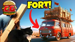 I Built a FORT on Top of My Van in The Long Drive Mods!