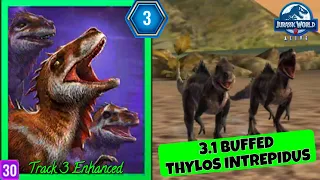 Buffed THYLOS INTREPIDUS! 3.1 Rebalanced Unique Crushes the Beach | Jurassic World Alive PVP