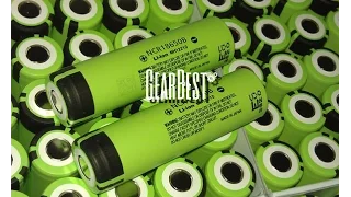 Testing the 18650 battery NCR18650B from GearBest.com