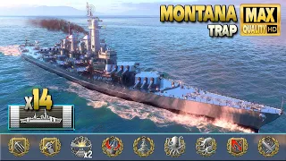 Battleship Montana: Press W and have fun - World of Warships