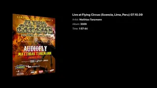 Matthias Tanzmann Live @ Flying Circus (Scencia, Lima, Peru) 07.10.09