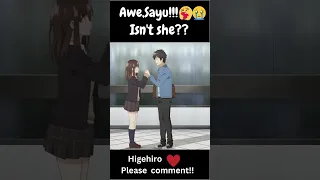 Sayu and Yoshida San- Higehiro anime #shorts