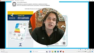 Nova Classificação INMETRO para equipamentos de Ar Condicionado. IDRS, Procel.