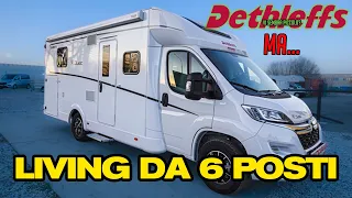 Nautical bed, 6-seater dinette, maxi garage: for DEMANDING campers! 🔥 Dethleffs Just 7052