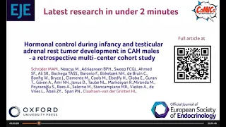 Ep.41 Hormonal control during infancy and testicular adrenal rest tumor development in CAH males