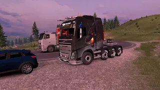 Euro Truck Simulator 2 - Romanian landscape and Bran Castle