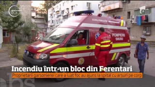 Au fost clipe de panică într-un bloc din Bucureşti, din cartierul Ferentari!