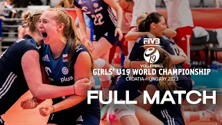 USA🇺🇸 vs. POL🇵🇱 - Full Match | Girls' U19 World Championship | Pool D