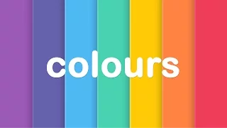 Learn Colours for kids (BRITISH ENGLISH) ESL ESOL Preschool Montessori Primary Vocabulary (podcast)