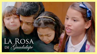 Hijas de Gastón son rechazadas por ser huérfanas| La rosa de Guadalupe 1/4 | Nariz de cereza