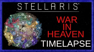 Stellaris - War in Heaven - 300 year Timelapse