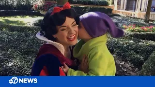 Boy with autism has adorable interaction with several Disney Princesses