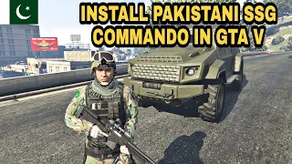 How To Install Pakistan SSG Commando In GTA V Pc | GTA 5 PAKISTAN | GTA V Pakistan Mods
