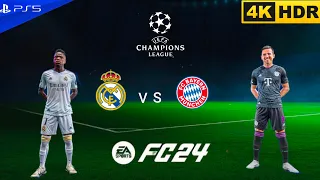 FC 24 - Bayern Munich Real Madrid - UEFA Champions League SEMI Final 2st Leg | PS5 [4K 60FPS HDR]