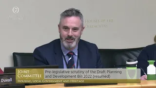 Oireachtas Committee HLGH: PLS Planning & Development Bill - Fred Logue
