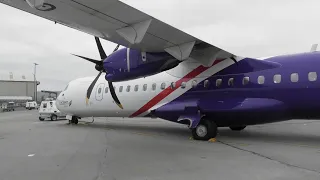 (Inaugural Flight*) Eastern Airways ATR72-600 Newquay to London Gatwick