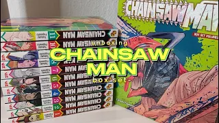 Manga Unboxing || Chainsaw man box set 💚